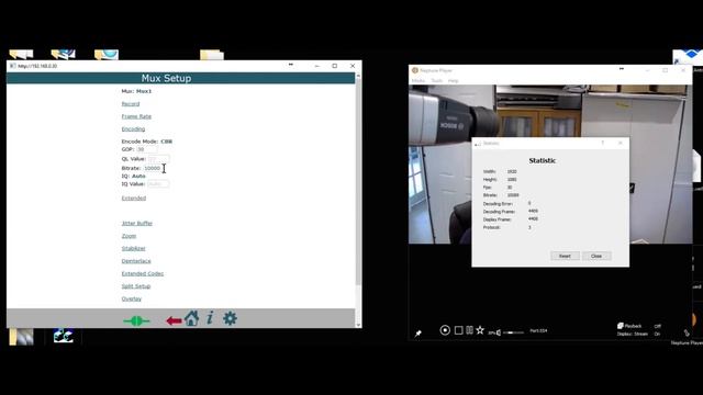 Change Bit Rate For Encoder