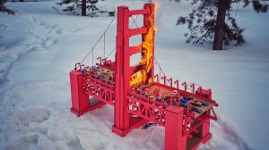 ПОЖАР! ГОРИТ МОСТ!