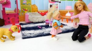 Штеффи съела сосульку и заболела! Мультики для девочек - Куклы Барби