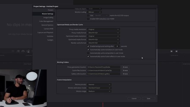 Davinci Resolve 17 Tutorial | Project Settings