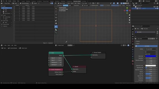 【blender/geometry nodes】Vertex Neighbors Nodeの使い方・初級編【初心者向け/3.1.2】 смотреть онлайн