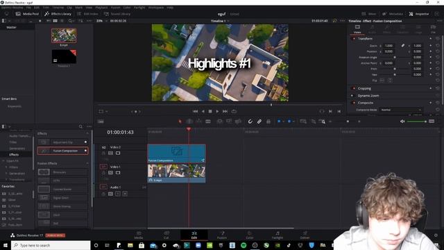 How to get wavy text for your fortnite montages! (davinci resolve) смотреть онлайн