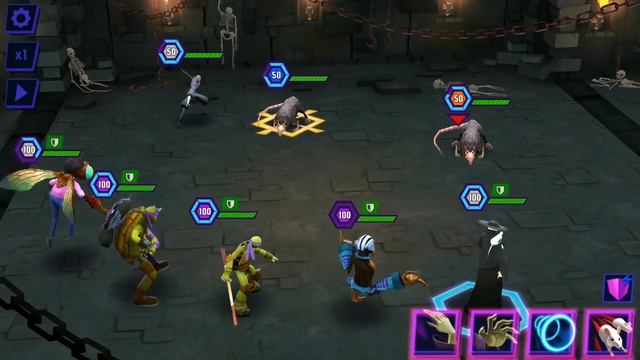 ЧЕРЕПАШКИ-НИНДЗЯ ЛЕГЕНДЫ испытание ЖИВИТЕ ДОЛГО И ИГРАЮЧИ в андроид игре на телефоне TMNT Legends смотреть онлайн