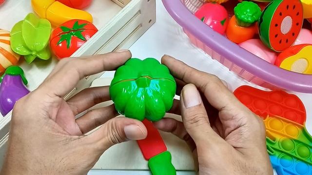 Cutting Fruits and Vegetables ASMR | Watermelon, Tomato | Plastic & Squishy