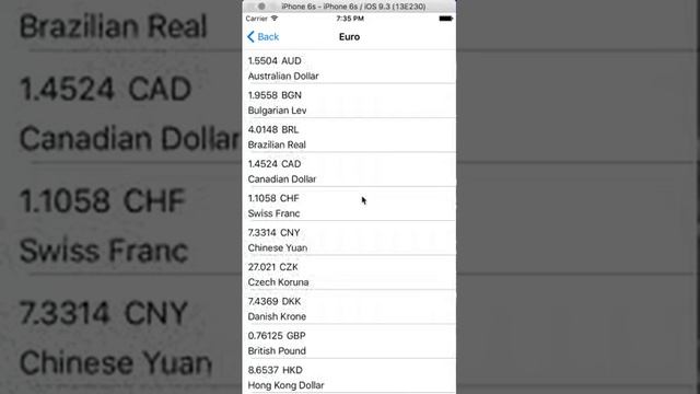 Currency Converter Xamarin.Forms (iOS) смотреть онлайн