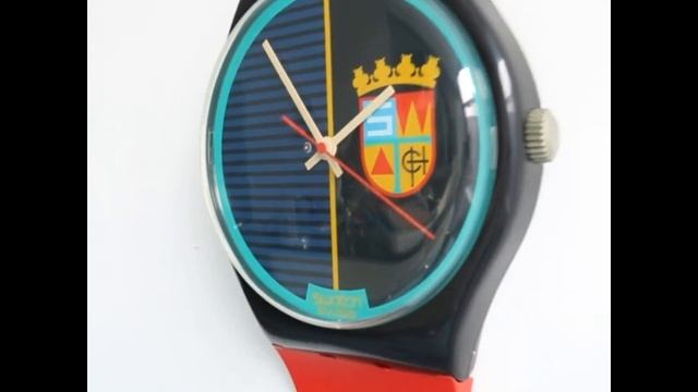 SOLD! SWATCH MAXI SIR SWATCH MGB 111 WALL CLOCK 83 Inch! 1987 Switzerl смотреть онлайн