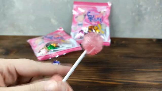 Распаковка: Карамель "Cong-cong-I ball stick candy" 96г (КОРЕЯ) смотреть онлайн