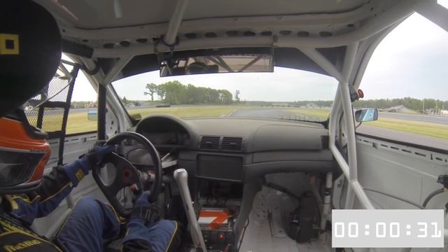 Autocraft's BMW E46 Race Car at NJMP Thunderbolt NASA Qualifying May 2015 смотреть онлайн