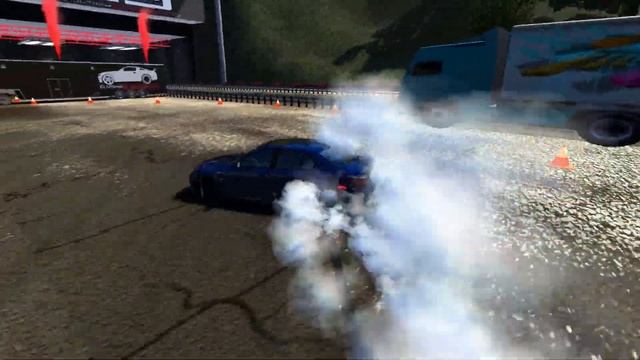 Gymkhana - but with a BMW M5 E60! | Assetto Corsa смотреть онлайн