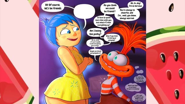 Anxiety learned how to manage her stress I Inside out comic dub смотреть онлайн