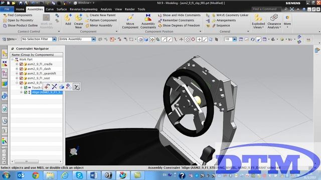 What's new NX9.0_Align/Lock Assembly Constraint смотреть онлайн