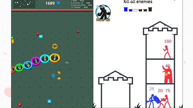 Stick Hero VS Cube Arena 2048 - Try To Get The Highest Number