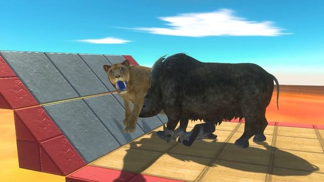 Be Fast on Agility Seesaw Challenge - Animal Revolt Battle Simulator смотреть онлайн