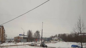 Time-lapse прохождения холодного атмосферного фронта в Сыктывкаре 12.03.2025г.