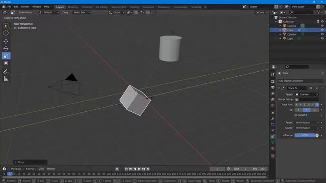 Blender Tutorial - Lesson 51 - Track to Constraint смотреть онлайн