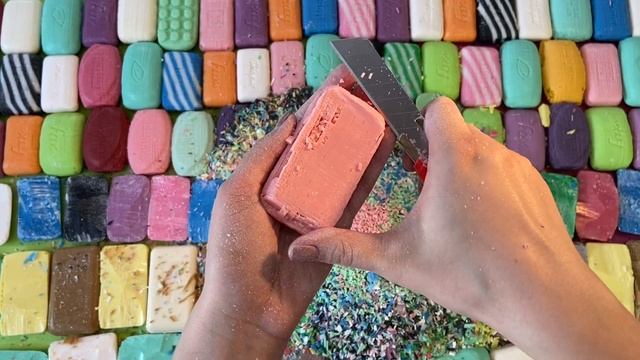 100 Soap Cubes😱 100 Асмр Кубиков 👏🏼 Режу мыло полчаса 🤤 Cutting soap 🤯 Asmr 🙌🏼 No talking смотреть онлайн