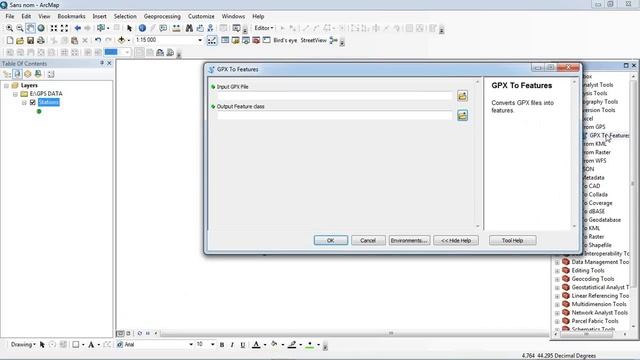 How to add GPX file to Arcgis GPS data into ArcGis смотреть онлайн