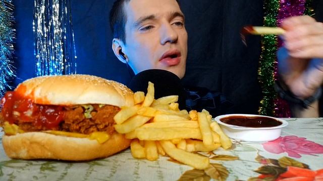 АСМР ОБЕД 😍 ШАУРМА И КФС 😜 МУКБАНГ РОССИЯ | 남자 ASMR KFC MOUTH SOUNDS MUKBANG #мукбанг