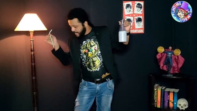 Evaporating Milk Bottle