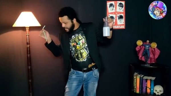 Evaporating Milk Bottle