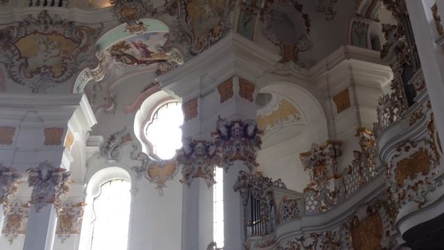Amazing organ play at the Wies- Kirche, Bavaria, Germany смотреть онлайн