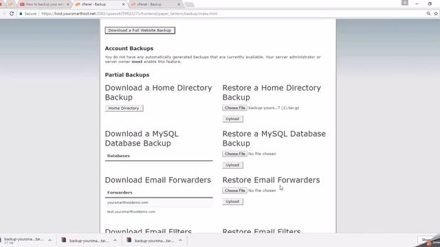 Backup your Database смотреть онлайн