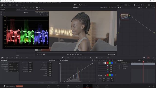 Basic / Primary Grading of Canon Raw On Davinci Resolve смотреть онлайн
