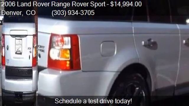2006 Land Rover Range Rover Sport HSE 4dr SUV 4WD for sale i смотреть онлайн