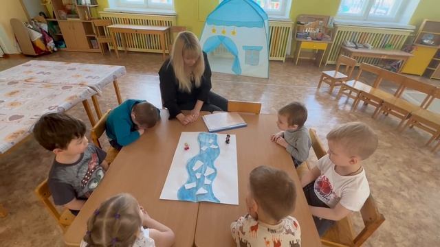 Малыши знакомятся, почему опасен тонкий лёд. Ангарск, МБДОУ 26 смотреть онлайн