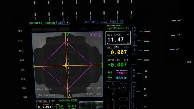 KSP. MAS. Target Menu and "DOCKING" Page смотреть онлайн