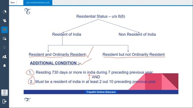 Lecture 1 - Residential Status (Individual) смотреть онлайн
