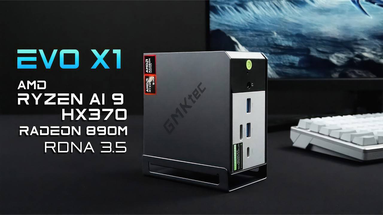 A Powerful Ryzen HX370 Mini Gaming PC GMKtec EVO X1 First Look смотреть онлайн