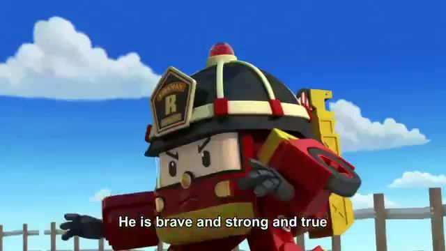 ROBOCAR POLI SONG WITH SUBTITLE