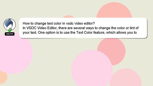 How to change text color in vsdc video editor? смотреть онлайн
