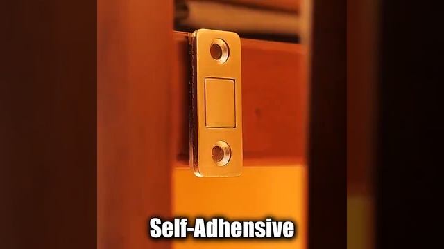 Punch Free Magnetic Door Closer Strong Door Closer Magnet Furniture Screw And Sticker   3 Pcs