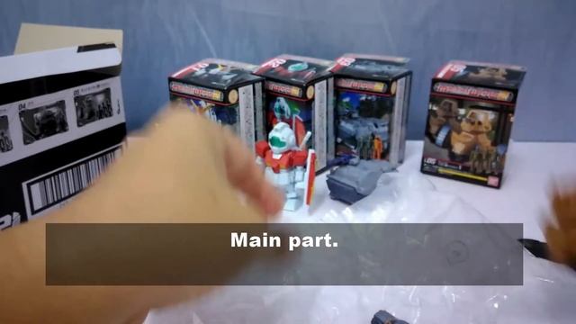 Bandai Mobile Suit Gundam Micro Wars 2 candy toys - Open box, assemble and Review! смотреть онлайн