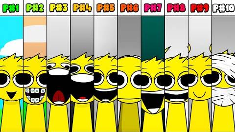 Все фазы в Incredibox Sprunki, но все живы: от фазы 1 до фазы 10 смотреть онлайн