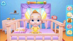 BABY BOSS GAME APP - PREPARING FOR SLEEP WITH A SUPER CUTE BABY THAT MAKES FACES AND INTERACTS