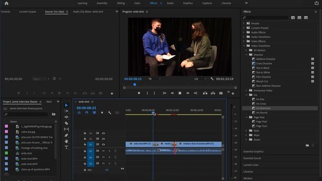 Adding Transitions and Rendering in Adobe Premiere смотреть онлайн