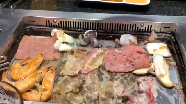Sakura buffet at Aeon mall Sen sok | Food and travel cooking смотреть онлайн