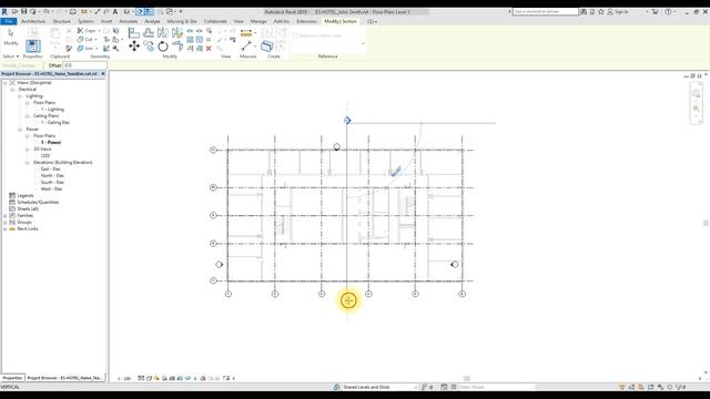 REVIT MEP - ELECTRICAL - 04 - Copying and monitoring grids and levels смотреть онлайн