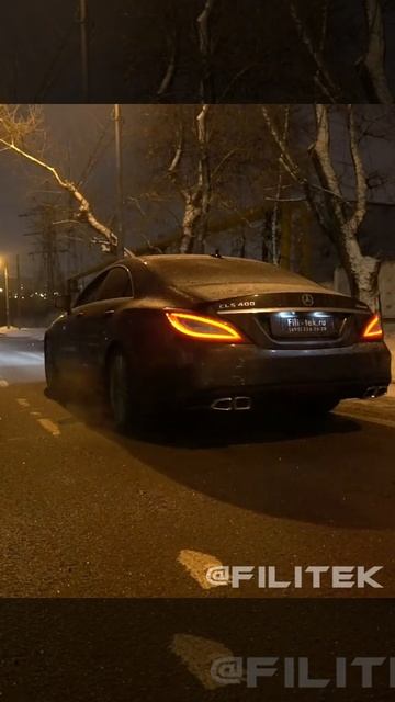 Изменить звук выхлопа на Mercedes CLS400 W218 смотреть онлайн