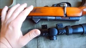 ТОЗ 78 01 снятие целика для установки оптики