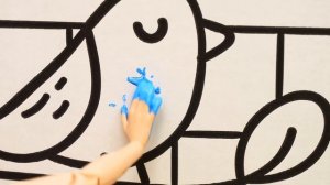 Куклы раскрасили фасад кафе пальчиковыми красками! Игры в кафе Барби для девочек