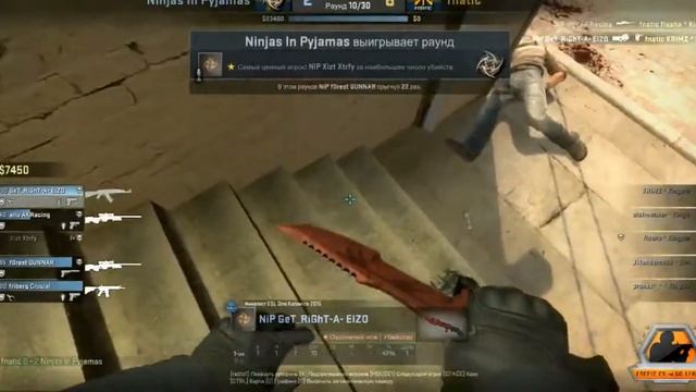 NiP vs Fnatic,map mirage 02 05 2015 смотреть онлайн
