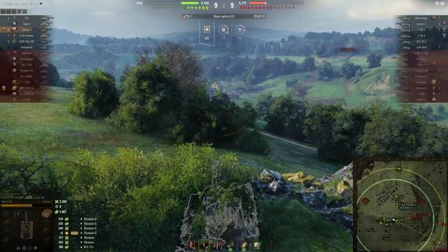 World of Tanks Lansen C - 9 Kills 7,5K Damage смотреть онлайн