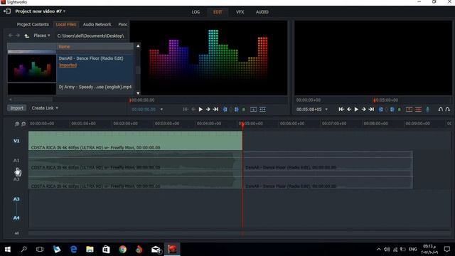 LIGHTWORKS-how To Add Music Too Video