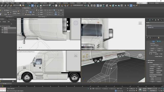 3Ds Max | Low Poly Semi Truck Modelling - Complete смотреть онлайн