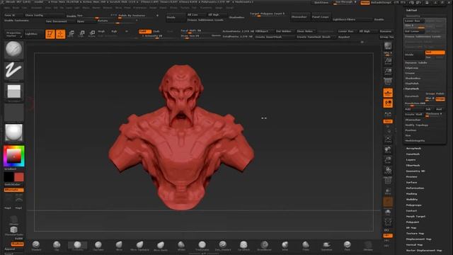 02/06 Sculpting the Bust – 3D Modeling: Design an Alien Bust смотреть онлайн
