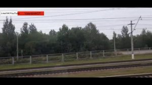 Вид из окна поезда по маршруту Санкт-Петербург - Москва (Ночной поезд Видео для сна)